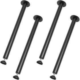 VEVOR 28 Inch Adjustable Desk Legs, Reinforced Steel Office Table Furniture legs Set of 4 for DIY, 1200 lbs Load Capacity Heavy Duty Desk Legs