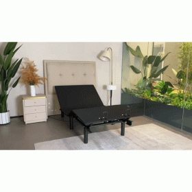 J300 Adjustable Bed Base Frame - Twin XL - Head and Foot Incline - Zero Gravity - Under Bed Lighting - Wireless Remote Control - TypeA - TypeC