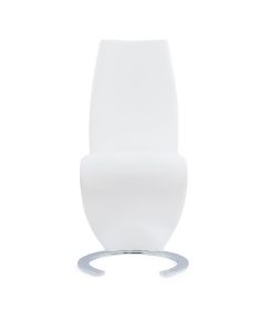 MARCUS HORSESHOE WHITE DINING CHAIRS (KIT OF 2)